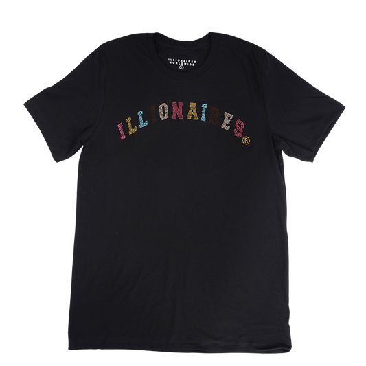 Illionaires Classic Logo Bling Tee